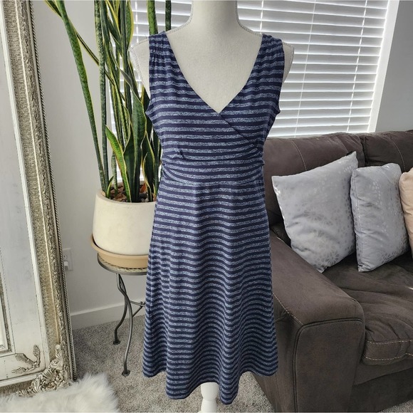 Eddie Bauer Dresses & Skirts - Eddie Bauer Striped sleveless dress size small. New without tags.